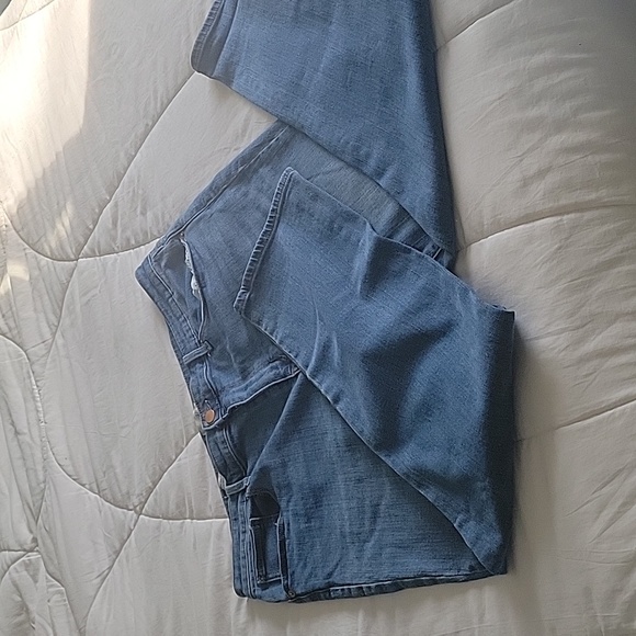 UNIVERSAL THREADS HIGH RISE SLIM STRAIGHT JEANS  16  BLUE - Picture 10 of 12